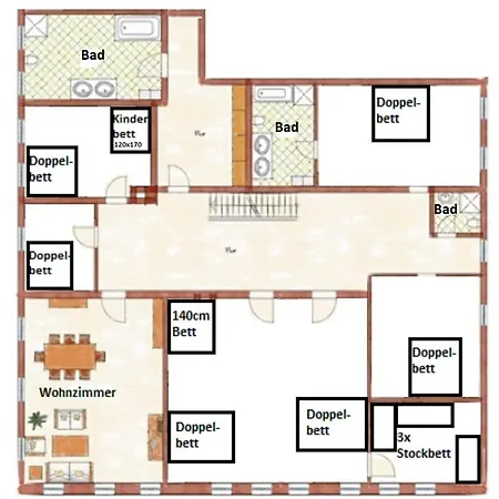 Landvilla Theresien-gut, 20 - 25 Personen